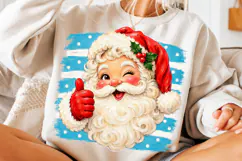 Christmas Santa Brushstroke Clipart PNG Product Image 3