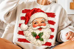 Christmas Santa Brushstroke Clipart PNG Product Image 3