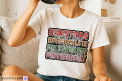 Retro Christmas Lights PNG Holiday Christmas Quote SVG PNG Product Image 2