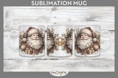Christmas Pastel Santa Claus v3 Mug Wrap Sublimation Product Image 1