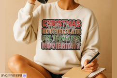Retro Christmas Lights PNG Holiday Christmas Quote SVG PNG Product Image 4