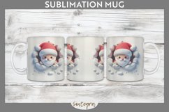 3D Christmas Santa v34 Mug Wrap Sublimation Product Image 1