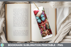 GorgeousChristmas Santa Hat Bookmark design.