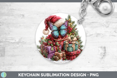 GorgeousChristmas Santa Hat Keychain design.