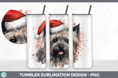 Bundle of six Santa Cairn Terriers Tumbler designs.