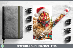 GorgeousChristmas Santa Hat Pen Wrap design.