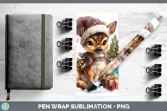 GorgeousChristmas Santa Hat Pen Wrap design.