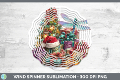 GorgeousChristmas Santa Hat Wind Spinner design.