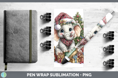 GorgeousChristmas Santa Hat Pen Wrap design.