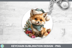 GorgeousChristmas Santa Hat Keychain design.