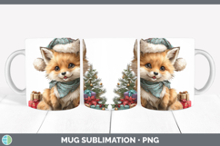 GorgeousChristmas Santa Hat Mug Wrap design.