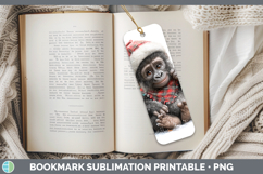 GorgeousChristmas Santa Hat Bookmark design.