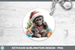 GorgeousChristmas Santa Hat Keychain design.