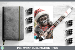 GorgeousChristmas Santa Hat Pen Wrap design.