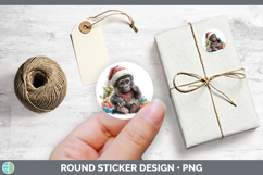 GorgeousChristmas Santa Hat Stickers design.