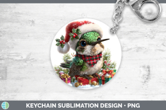 GorgeousChristmas Santa Hat Keychain design.