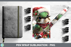GorgeousChristmas Santa Hat Pen Wrap design.
