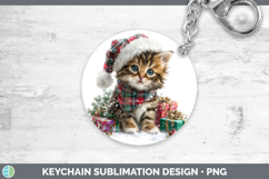 GorgeousChristmas Santa Hat Keychain design.