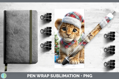 GorgeousChristmas Santa Hat Pen Wrap design.