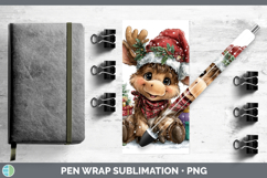 GorgeousChristmas Santa Hat Pen Wrap design.