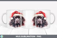 Bundle of six Santa Newfoundlands Mug Wrap designs.