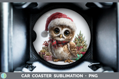 GorgeousChristmas Santa Hat Car Coaster design.