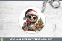 GorgeousChristmas Santa Hat Keychain design.