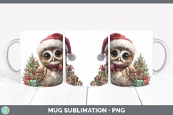 GorgeousChristmas Santa Hat Mug Wrap design.