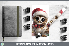GorgeousChristmas Santa Hat Pen Wrap design.