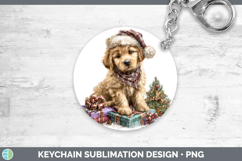 GorgeousChristmas Santa Hat Keychain design.