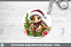 GorgeousChristmas Santa Hat Keychain design.