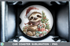 GorgeousChristmas Santa Hat Car Coaster design.