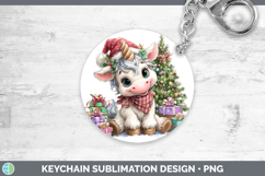 GorgeousChristmas Santa Hat Keychain design.