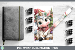 GorgeousChristmas Santa Hat Pen Wrap design.