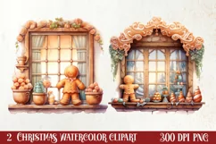 Christmas Santa House Clipart Bundle, Christmas Santa House Clipart, Christmas Santa House Clipart Bundle, Christmas Santa House Watercolor, Watercolor Christmas Santa House Clip Art, Christmas Santa House Sublimation Designs, Christmas Santa House Bundle