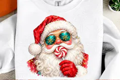 Christmas Santa PNG Retro Santa Claus Product Image 2