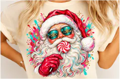Christmas Santa PNG Retro Santa Claus Product Image 2