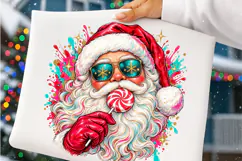Christmas Santa PNG Retro Santa Claus Product Image 4