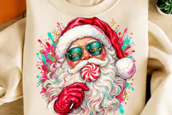 Christmas Santa PNG Retro Santa Claus Product Image 5