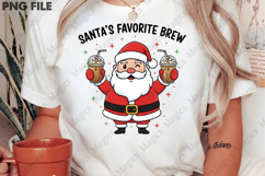 Christmas Santa&#039;s Favorite Coffee Png Product Image 2
