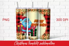 Christmas Santa Claus tumbler sublimation design Product Image 1
