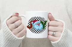 Christmas Santa Claus sublimation design, JOY PNG Product Image 2