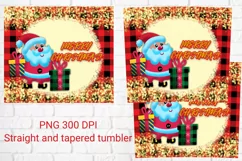 Christmas Santa Claus tumbler sublimation design Product Image 2