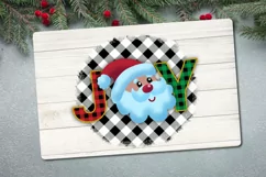 Christmas Santa Claus sublimation design, JOY PNG Product Image 3