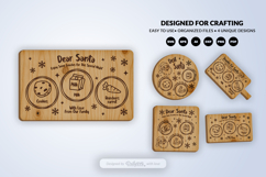 Christmas Santa Tray Laser Cut Product Image 5