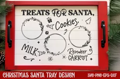 Treats for santa cookies milk reindeer carrot SVG Product Image 1