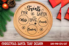 Treats for santa cookies milk carrots love SVG Product Image 1