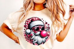 Santa Christmas Blowing Bubble Png, Christmas PNG, Santa PNG Product Image 2