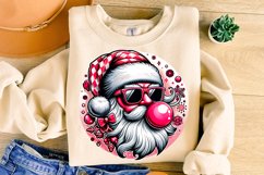 Santa Christmas Blowing Bubble Png, Christmas PNG, Santa PNG Product Image 3