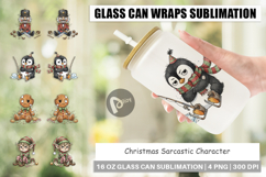 Sarcastic Character Glass Can Product Image 1